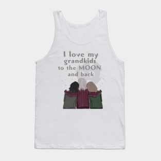 I love my grandkids to the moon and back Tank Top